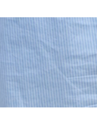 Blue Poplin Stripes